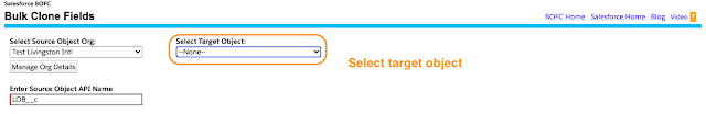 Select the target object