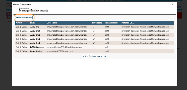 Manage Org details