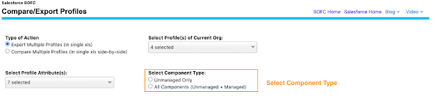 ask user to select the Component Types
