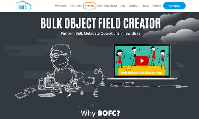 webpage of BOFC application