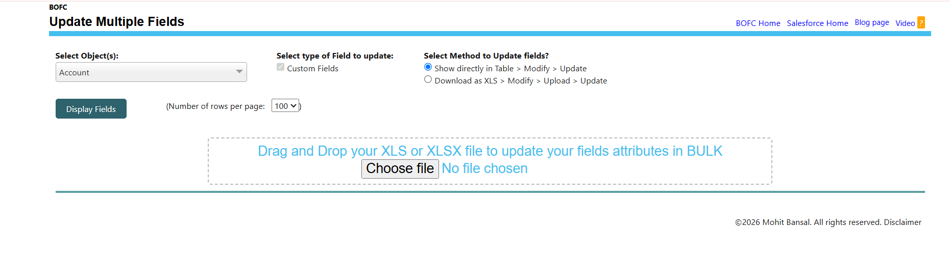 Update Field Descriptions 2nd