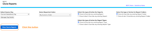 initiate the process to fetch Source Reports