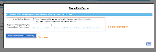 Clone FieldSet(s)