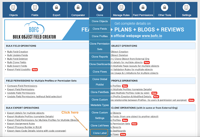 Clone multiple Custom Labels