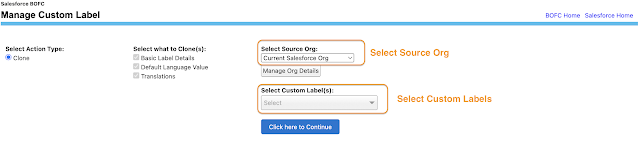 list of Custom Labels