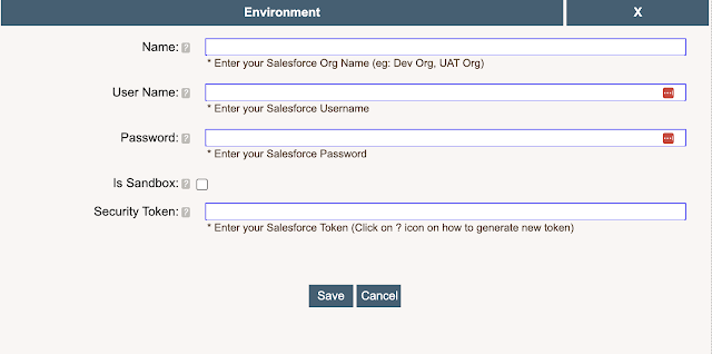 Add details for current environment