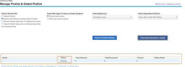 Download Dependency Details