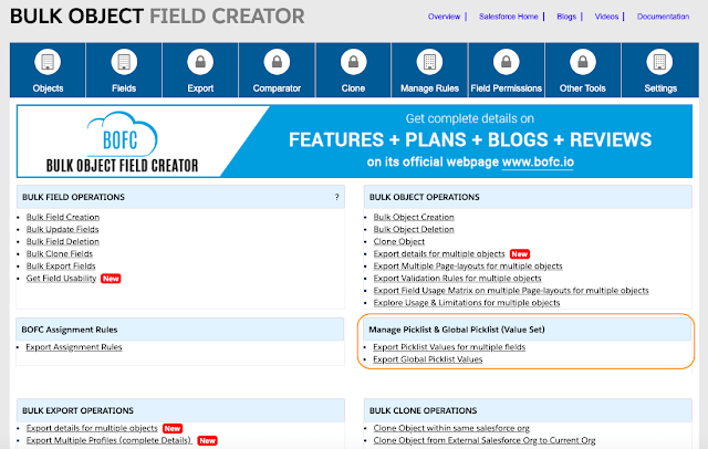 Export Global Picklist or ValueSet