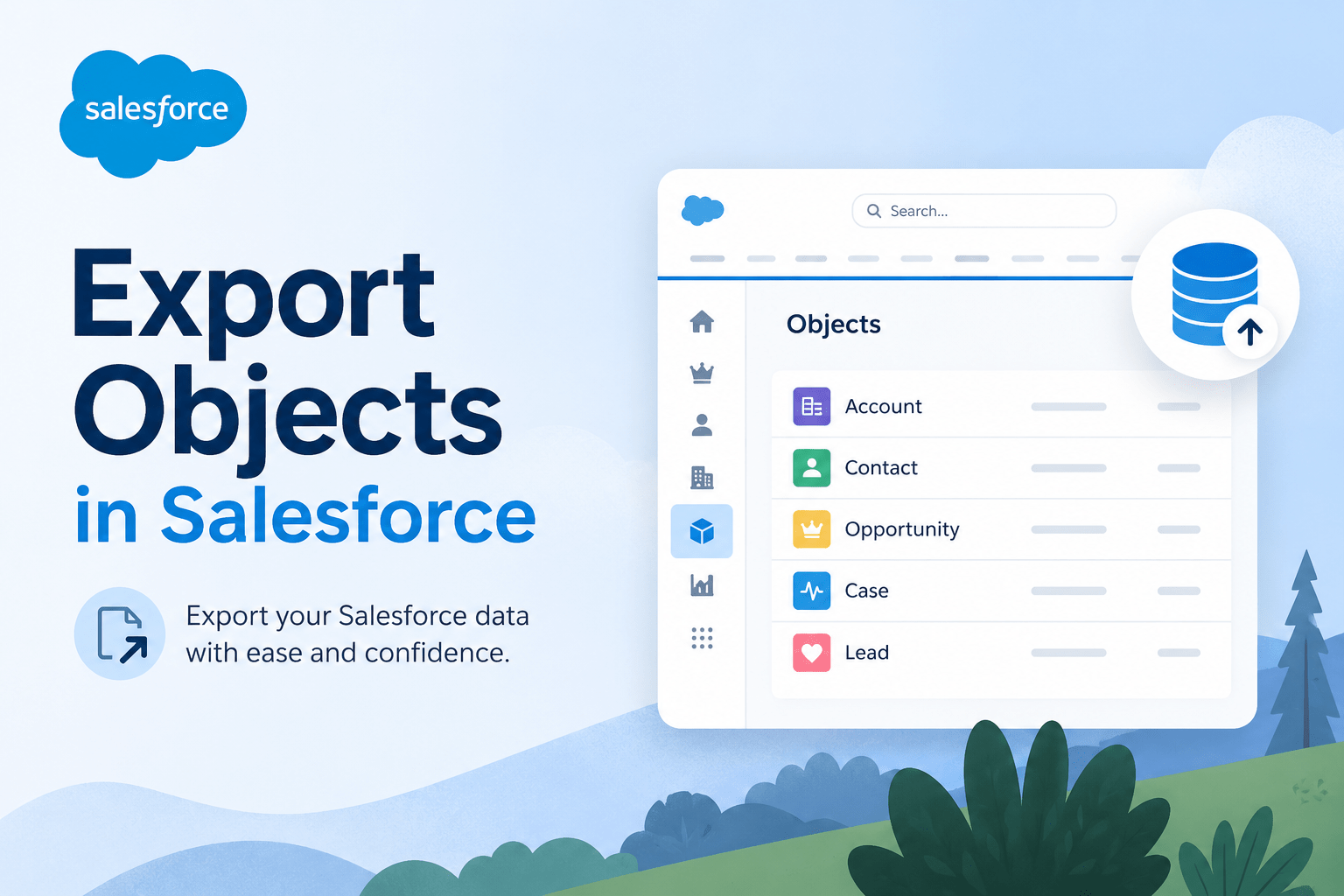Export Objects in Salesforce