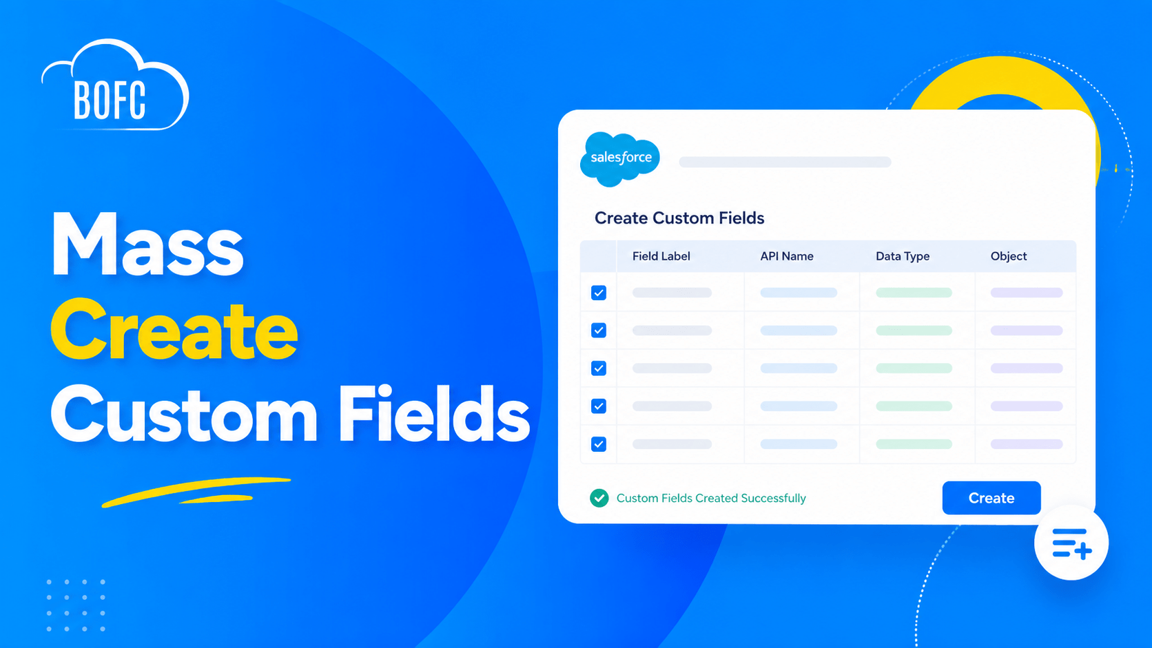 Mass Create Custom Fields in Salesforce