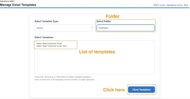 Select the name of the folder