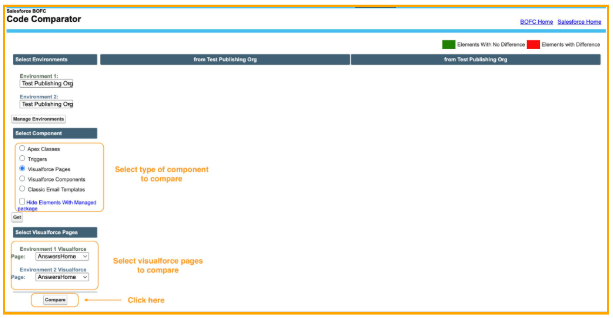 Visualforce Pages in the org