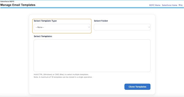manage email template