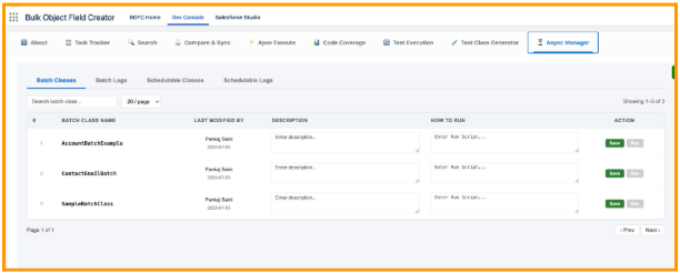 Async Manager — Manage Batch Classes