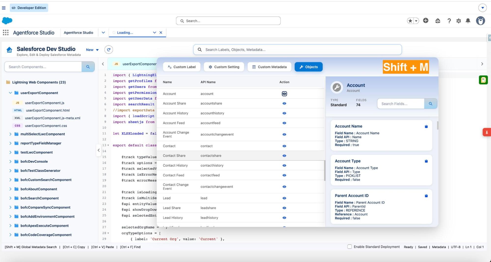 Shift + M — Instant Metadata Access Without Leaving the Editor