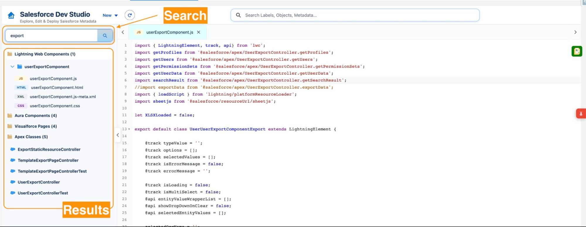 Quick Search Across All File Types